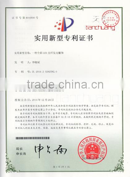 Tron dance LED costumes DMX512 sender & receiver