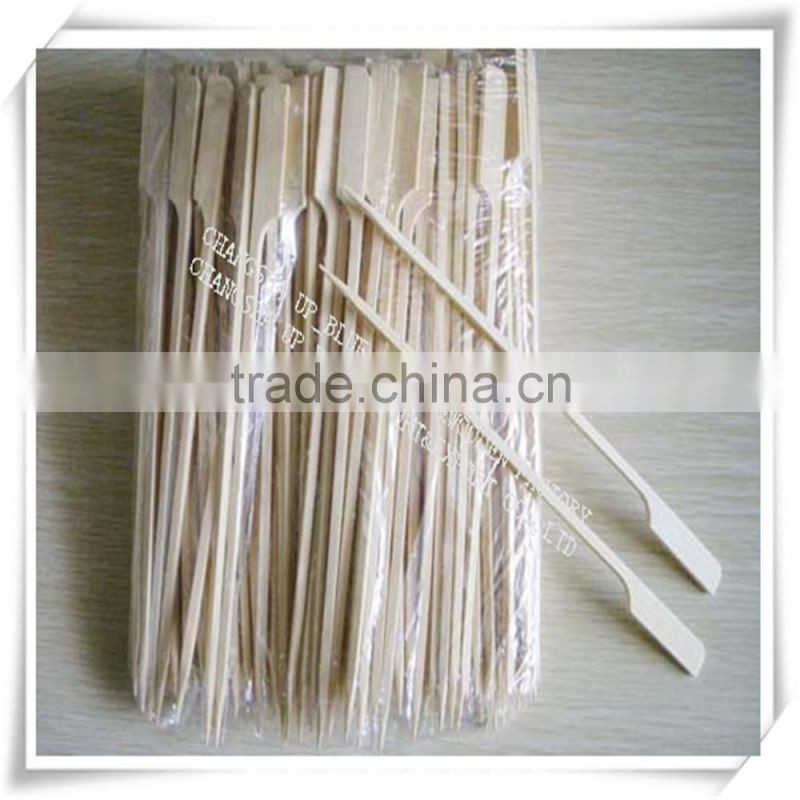 Natural wooden skewer