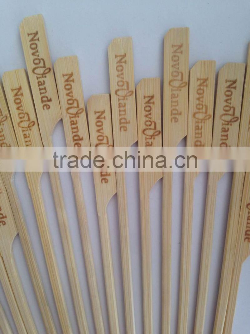 Natural wooden skewer