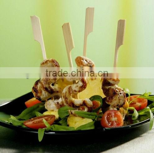 Natural wooden skewer