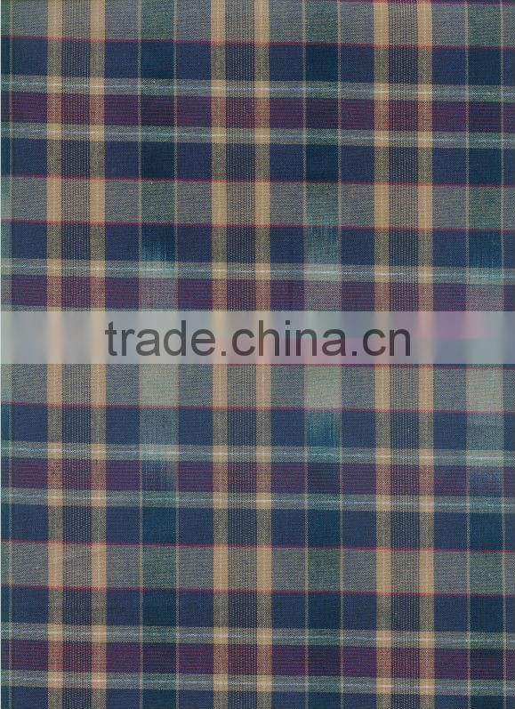 Space dyed fabric woven shirt fabric