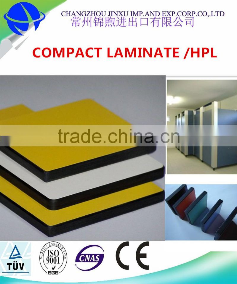 Best price decorative plain color hpl toilet partition