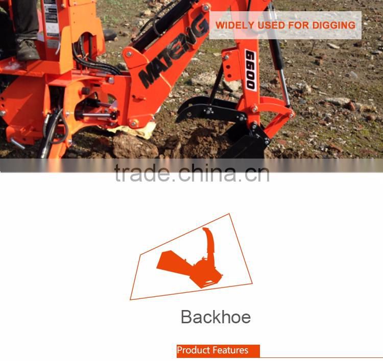 Agricultural implements backhoe for tractor