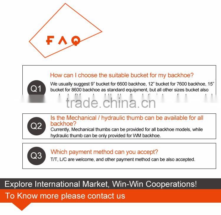 Professional garden tractor and loader backhoe for wholesales