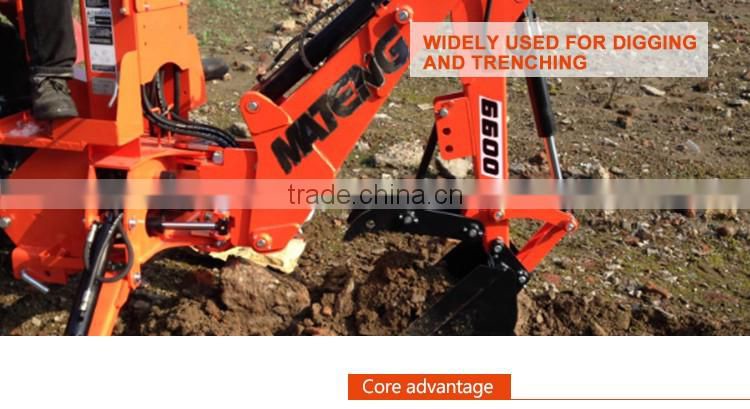 Professional garden tractor and loader backhoe for wholesales