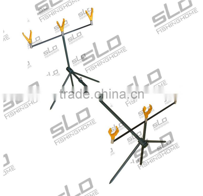 Iron frame 3 fishing rod pod with 6 rest