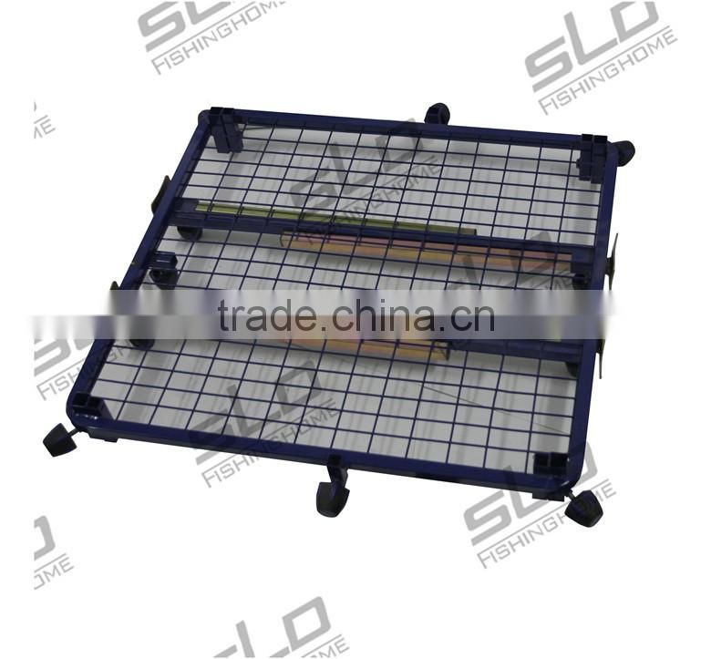 fishing tackle carriers Platform with single wheel with adjustable leg
