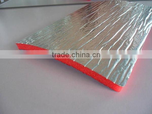 Aluminum foil XPE heat resistant foam insulation