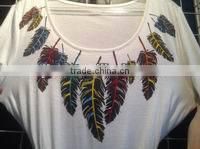 2017.5.1, 100% cotton lady women knitting jersey vest top tshirt