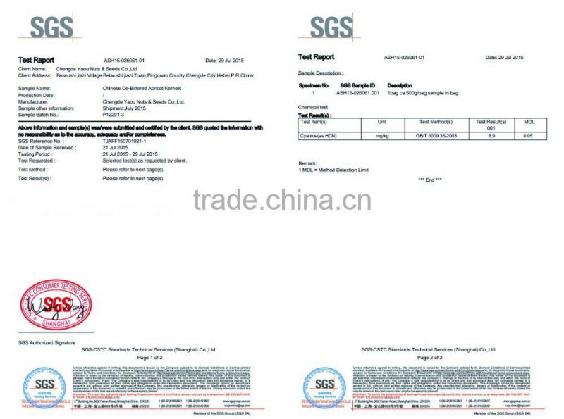 chinese bitter almond kernels