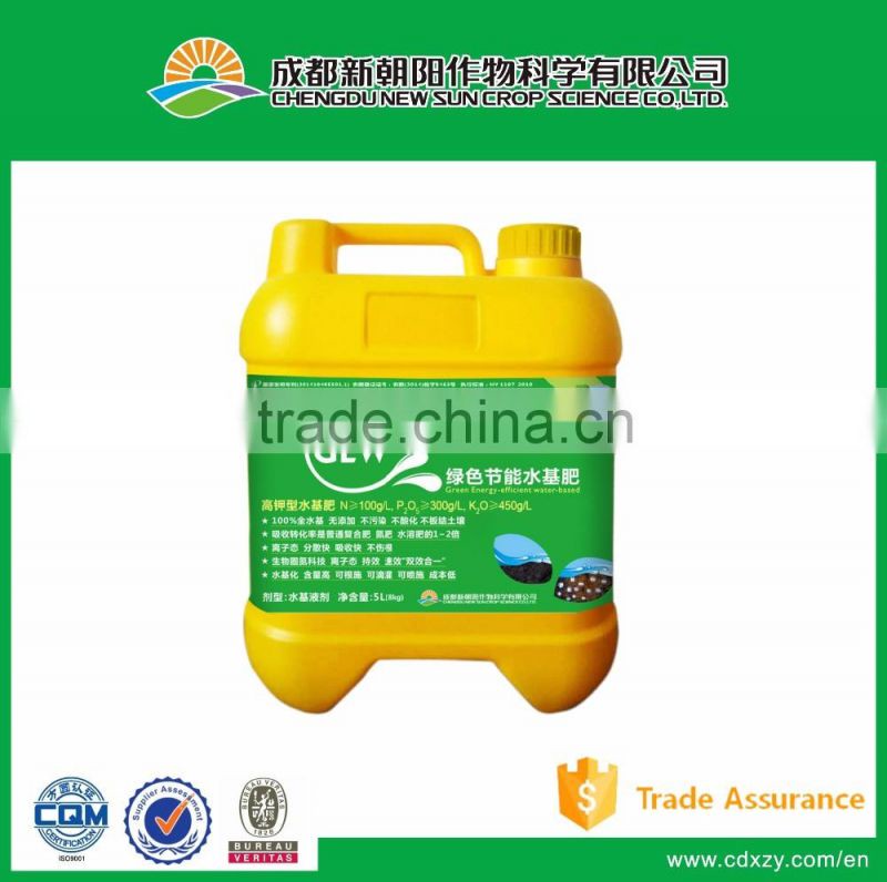 Liquid NPK fertilizer K-ENERGY for fertigation