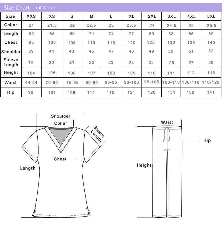 Hospital Medical Scrubs Uniform for Cheap Sale