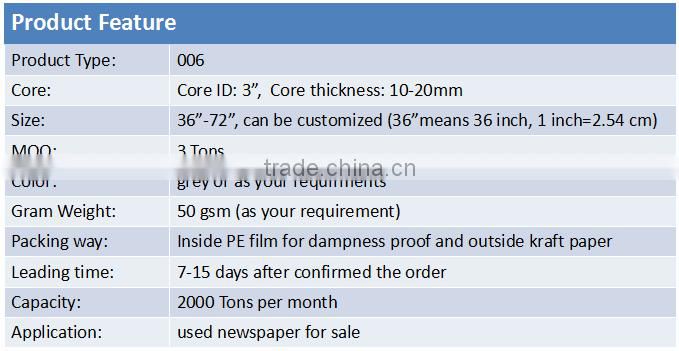 50g stocklot newsprint paper