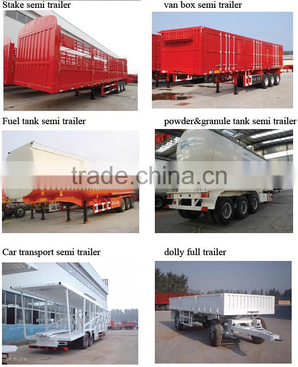 15~60ton china car transport semi truck car carrier trailer