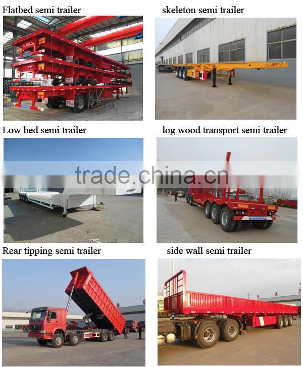 15~60ton china car transport semi truck car carrier trailer
