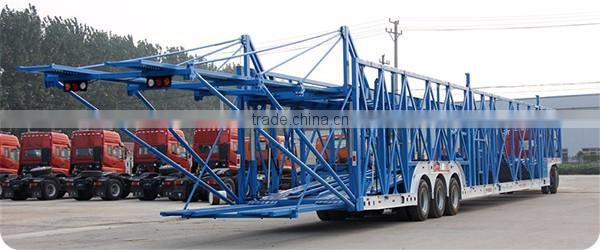 China manufacture 6/8 units suvs car carrier trailer vehicle transport semi trailer for sale