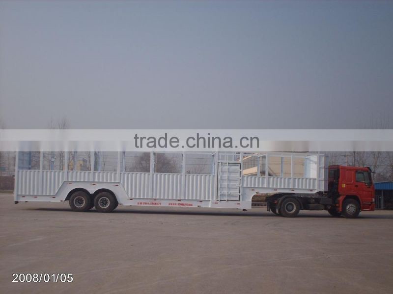 15~60ton china car transport semi truck car carrier trailer