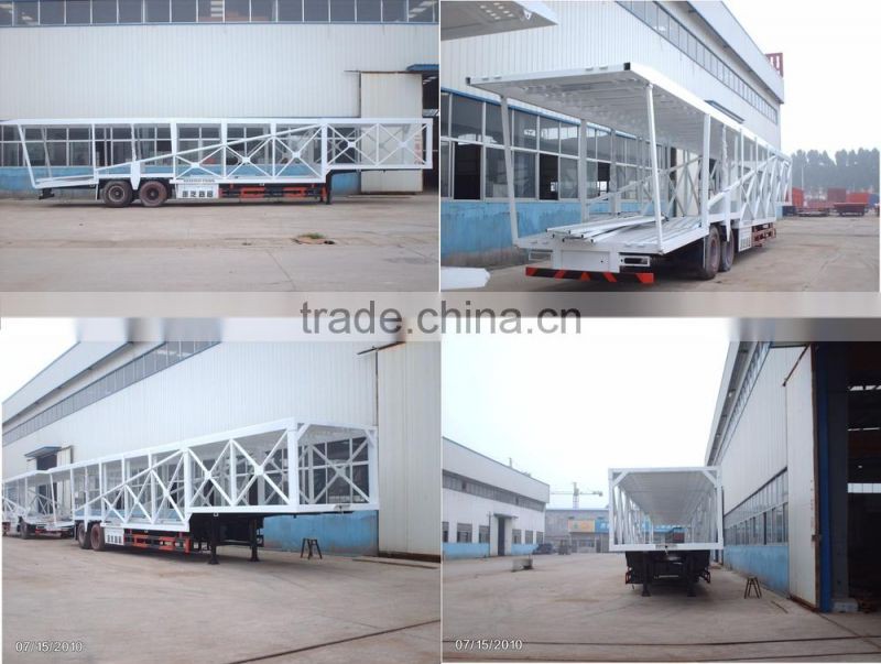 car carrier semi truck trailer