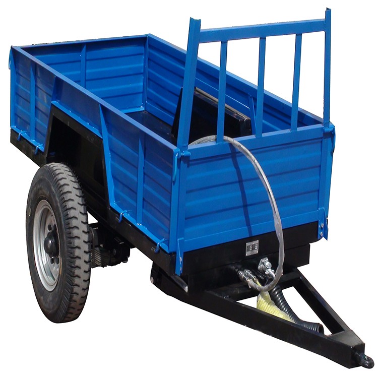 Light Duty 8 Ton 4 Wheel Farm Trailer With Tipping