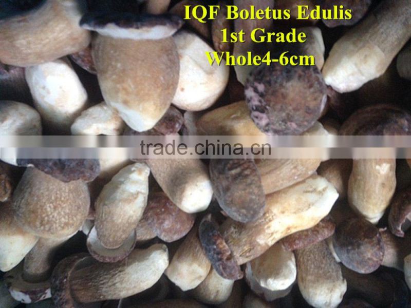 2-4/4-6/6-8cm frozen boletus edulis mushroom