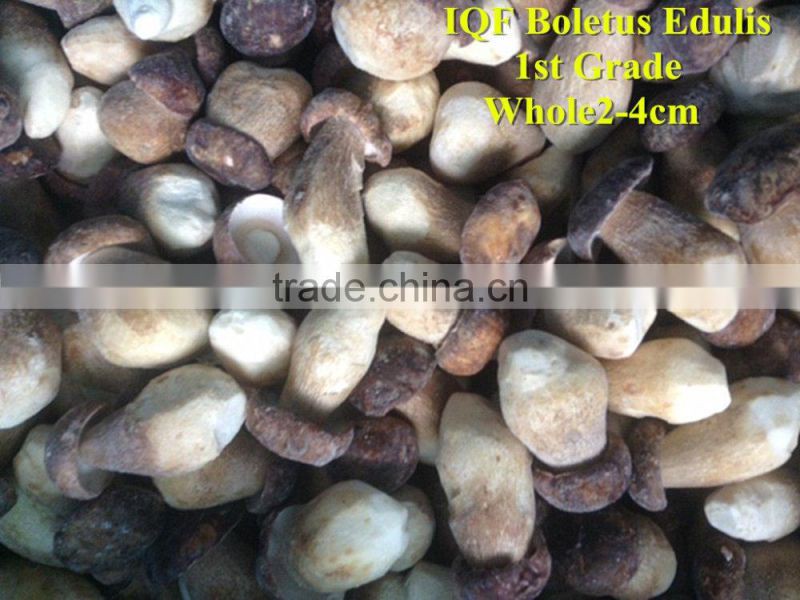 2-4/4-6/6-8cm frozen boletus edulis mushroom