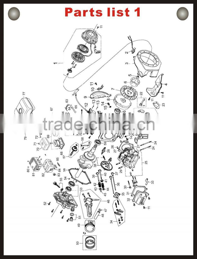 188F gasoline engine