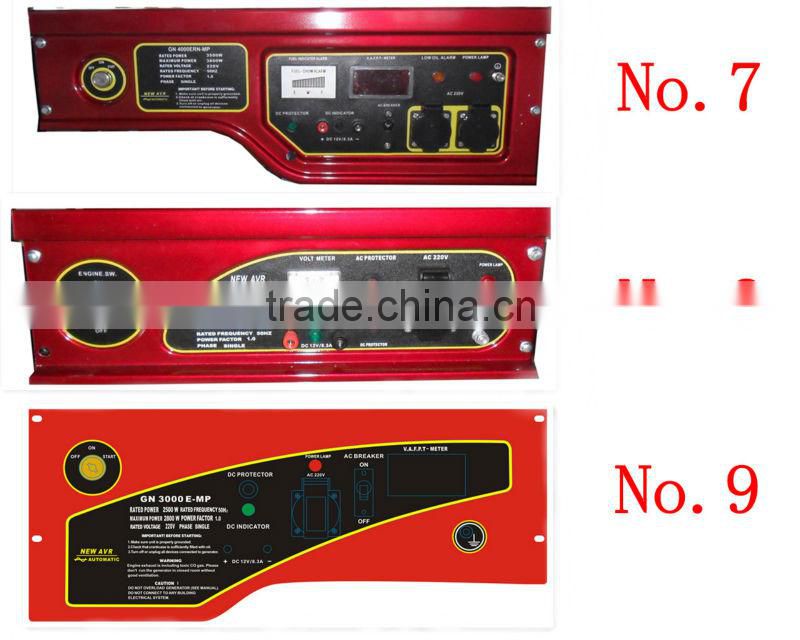 CHONGQING 2KW digital manual gasoline generator with 168f-1 100% copper wire