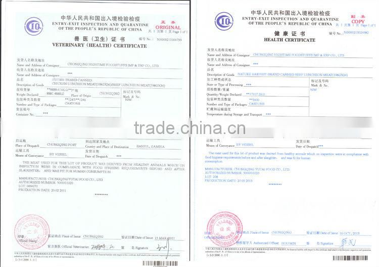 Wholesale Canned Luncheon Beef Meat