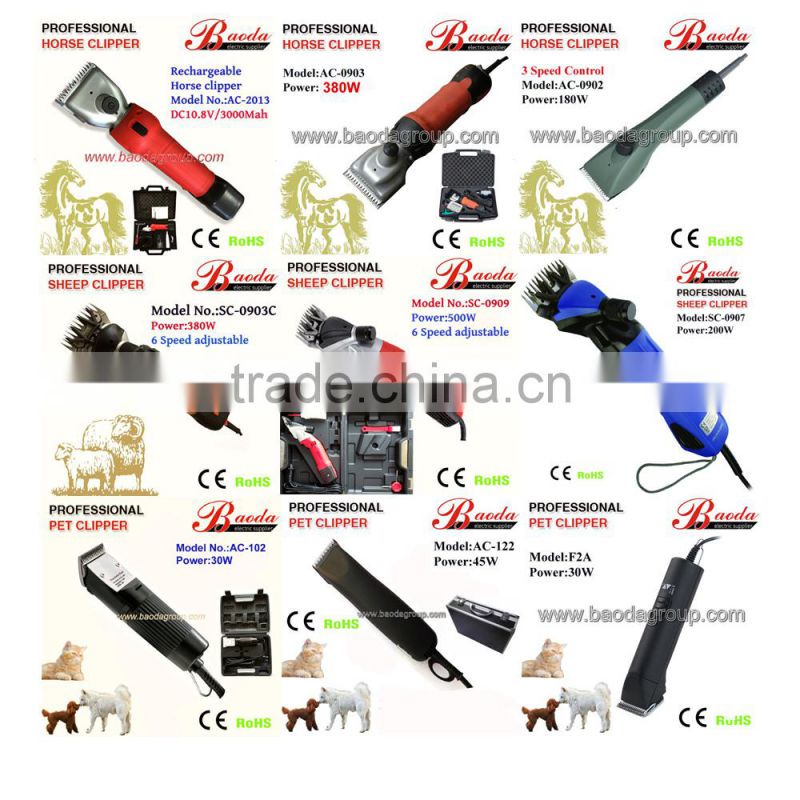 2015 New Design Cordless horse clippers