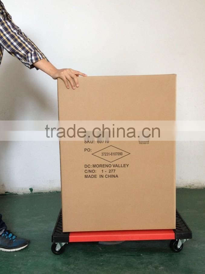 Four Wheel Good Moving Plastic Dolly/Furniture dolly