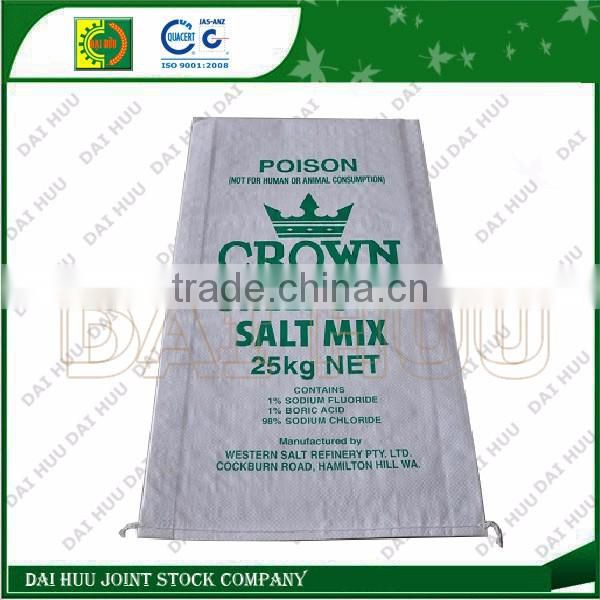 PP woven bag using in agriculture, fertilizer, animal feed