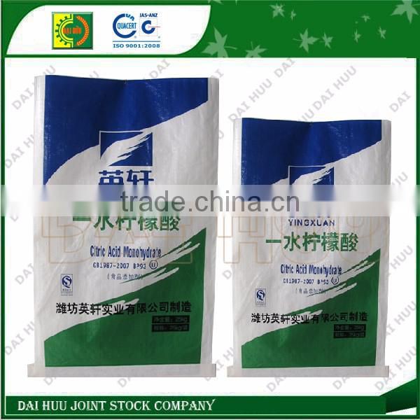 PP woven bag packaging rice, bean, wheat, corn