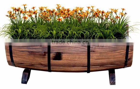 wood flower pot, garden pot, outdoor furniture, wood furniture, garden furniture