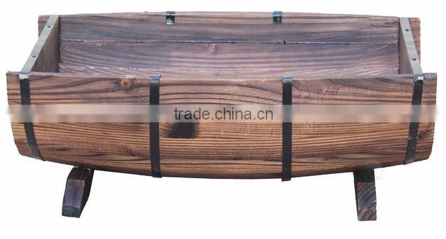 wood flower pot, garden pot, outdoor furniture, wood furniture, garden furniture