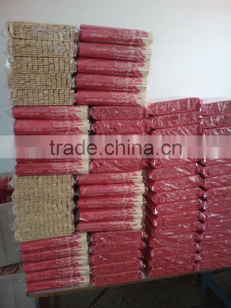 Customized Logo Package for Disposable Bamboo Twins Chopsticks