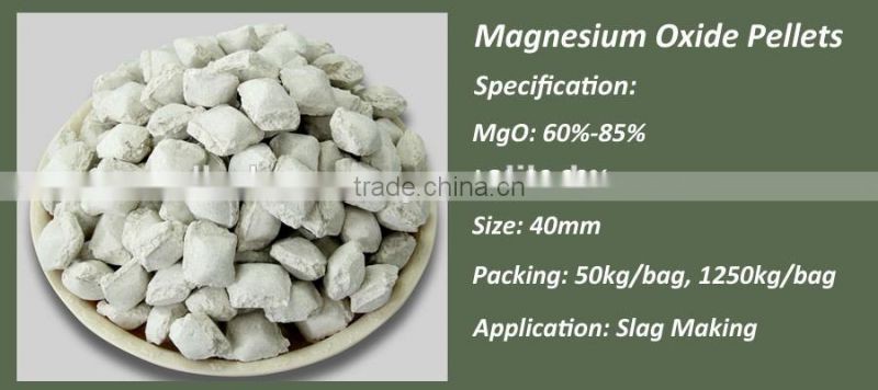 Light burnt magnesia ball (in refractory)