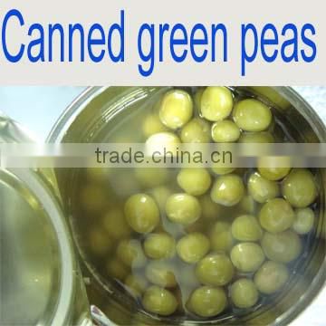 canned green peas