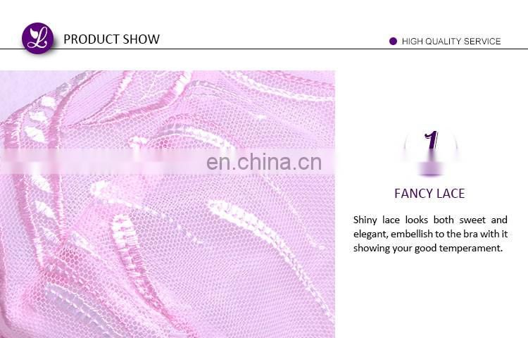 Underwired Open Lace sexy see through ladies underwear and panty new design bra