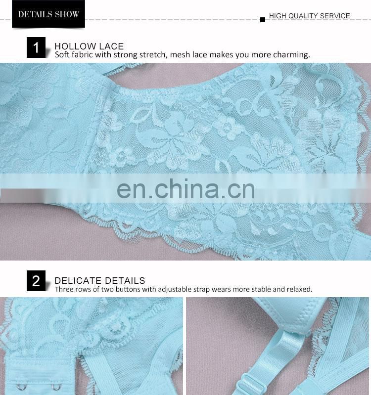 High Quality Comfortable Push Up Bow Tie Sexy Girl Without Bra Breasts In Transparent Dress