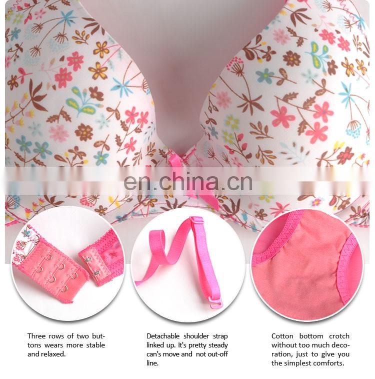 Hot Selling Elegant Comfortable Breathable Ladies Underwear Bra New Design