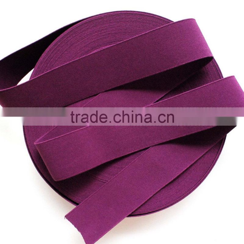 EW STOCK 2" Reddish Purple Stretch Elastic Band. (1 Yard)