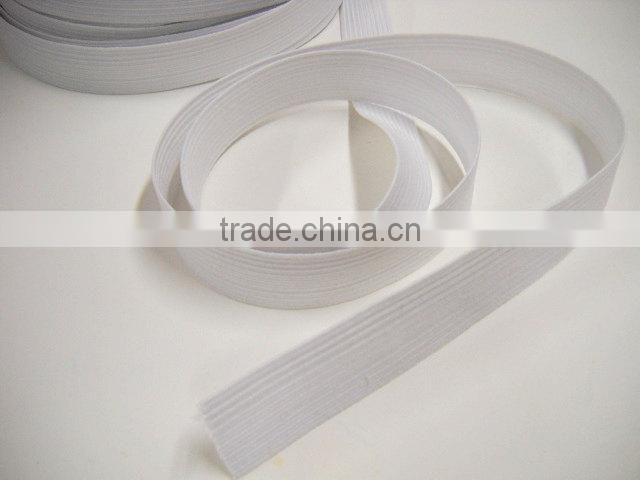 1 Inch Wide Elastic, White Poly Elastic, Sewing Notions, 5 yards Flat Elastic