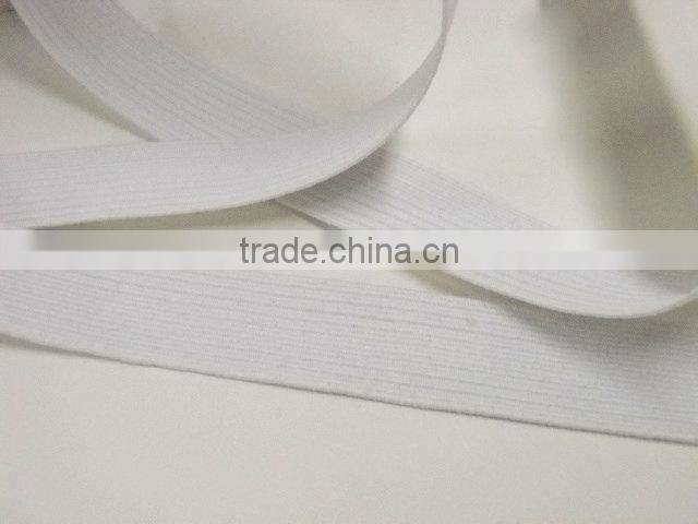 1 Inch Wide Elastic, White Poly Elastic, Sewing Notions, 5 yards Flat Elastic