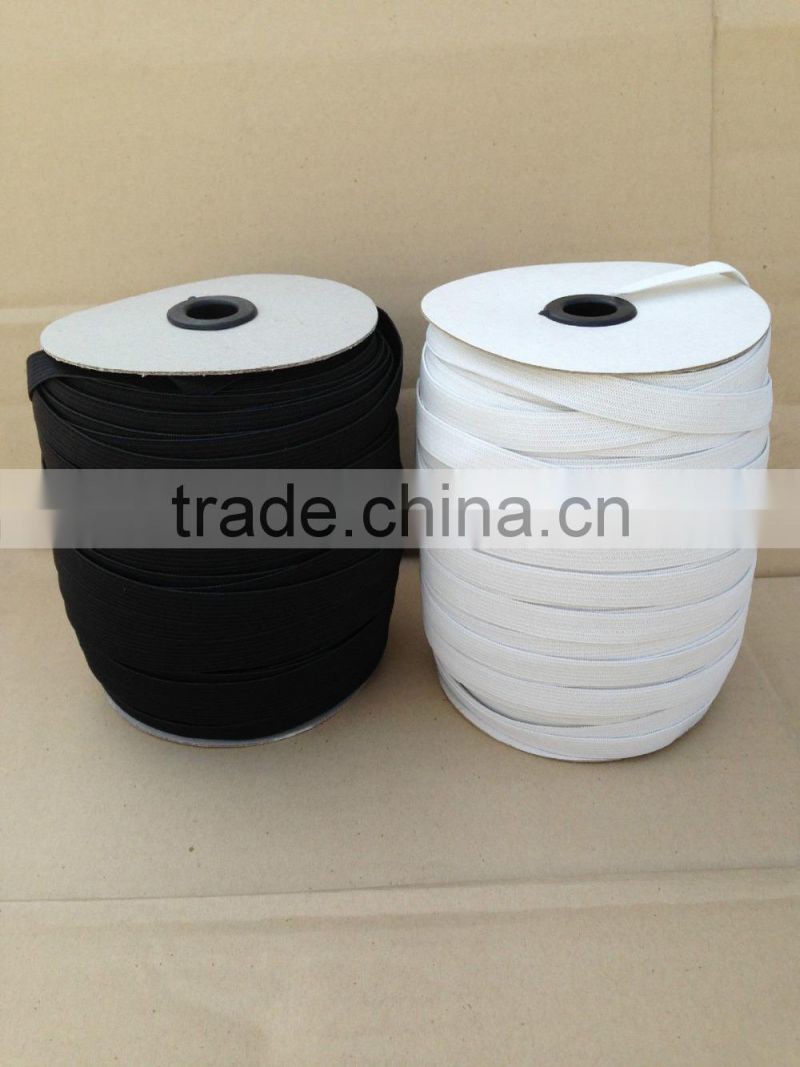 Whosale Knitted Elastic size 3/4" for waistbands sleeves underwear skirt curtain home textile