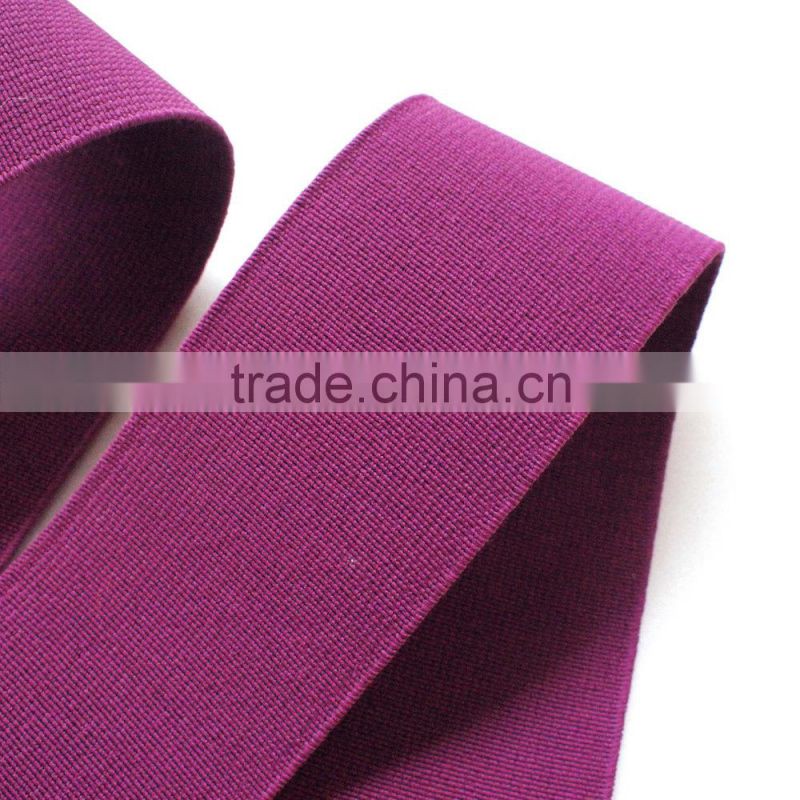 EW STOCK 2" Reddish Purple Stretch Elastic Band. (1 Yard)