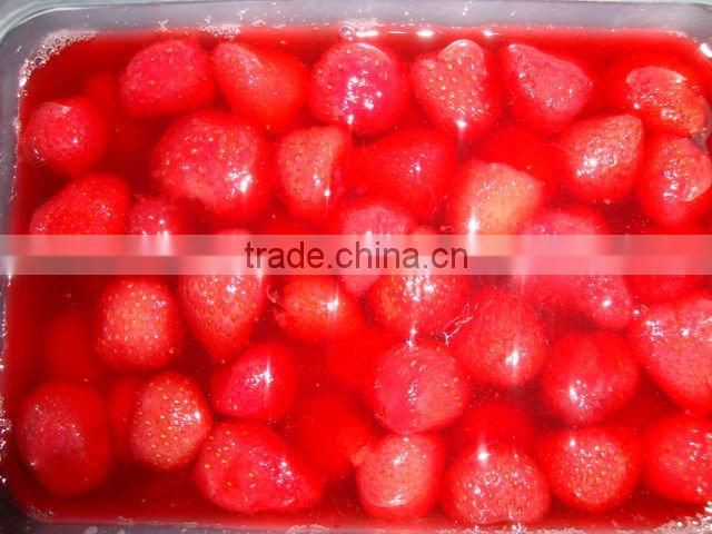 Chinese red strawberry canned