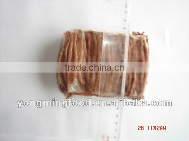 Vaccum anchovy fish