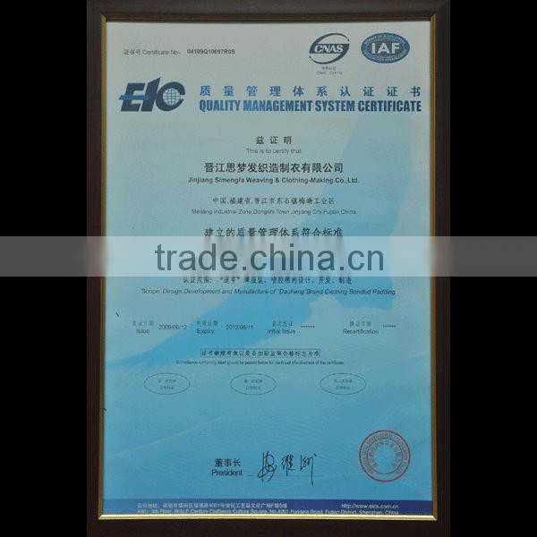 Polyester men casual jacket with AC coating