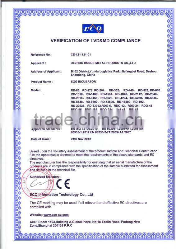 100% factory supply 3520 eggs capacity automatic large chicken egg incubator