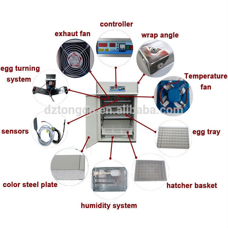 Hot selling automatic industry incubators for chickens with low price